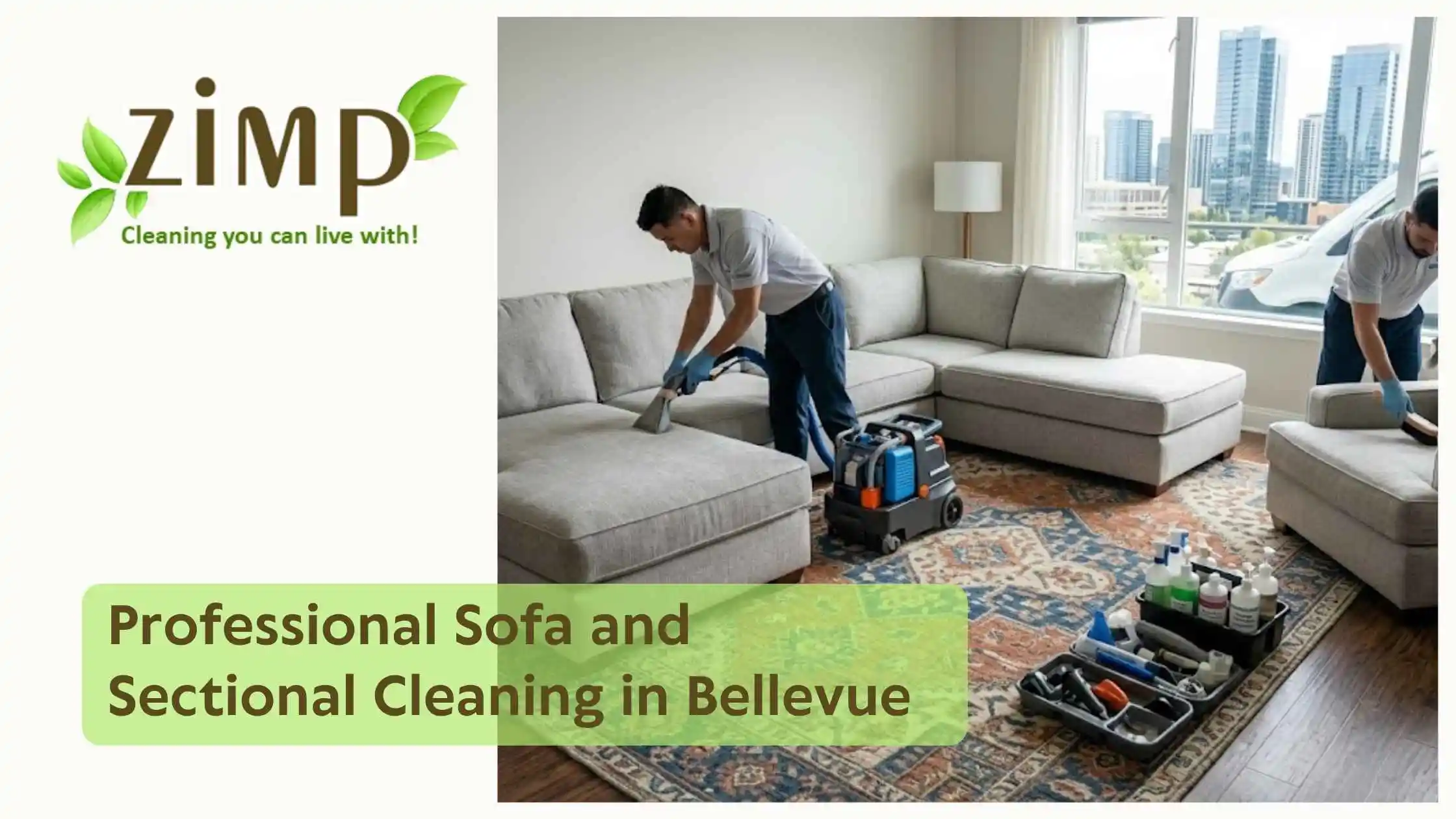 Professional Sofa and Sectional Cleaning in Bellevue