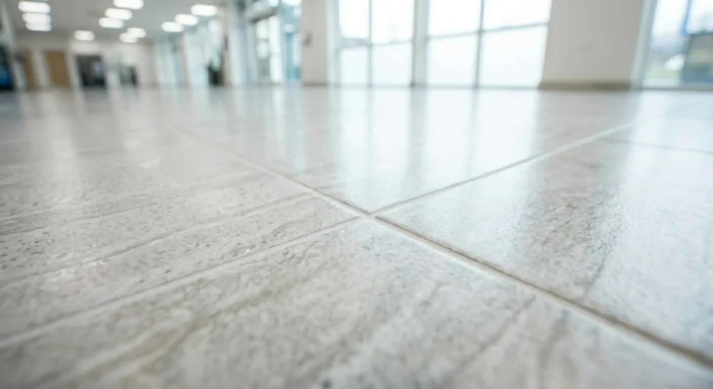 bright, clean commercial floor